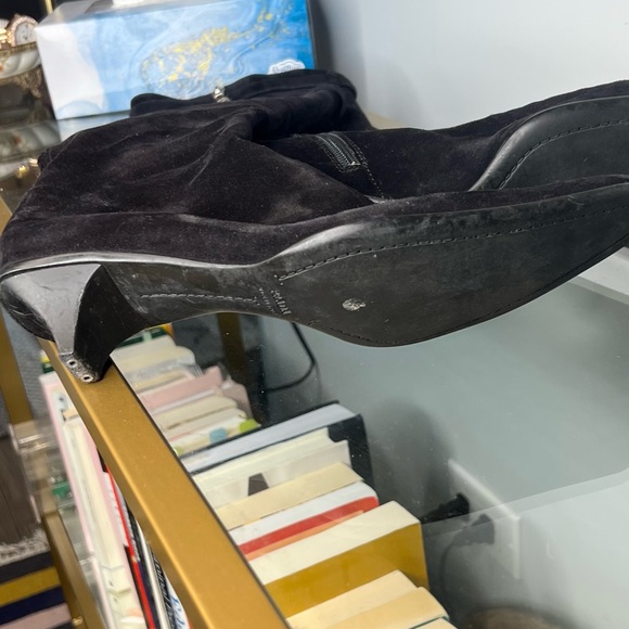 Good condition Authentic PRADA Black Boots with mini .5” heels - Picture 8 of 9